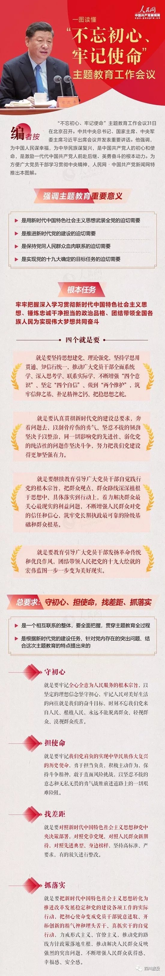 不忘初心、牢记使命| 一图读懂“不忘初心、牢记使命”主题教育工作会议